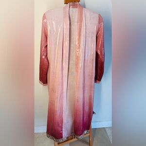Ombre Pink and Burgundy abaya